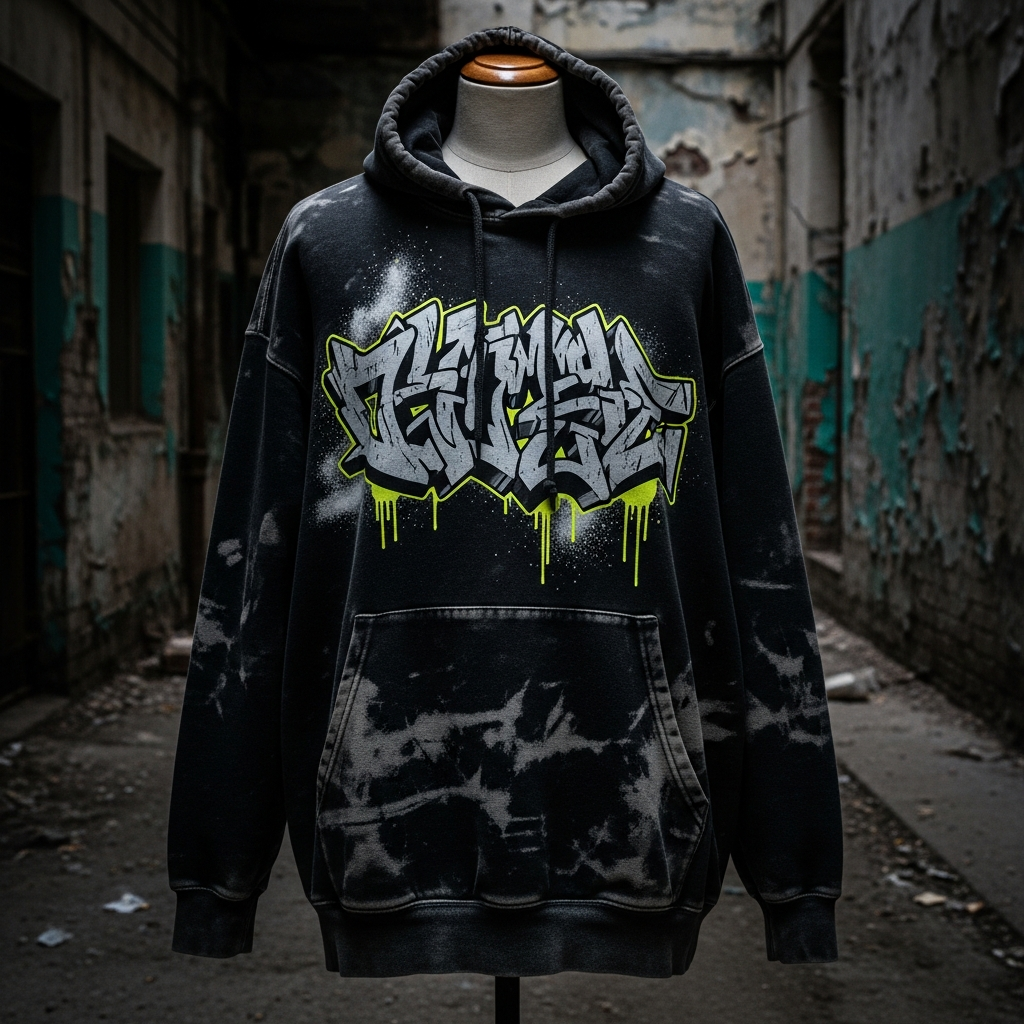 Concrete Jungle oversized hoodie